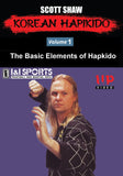 Korean Hapkido Martial Arts #1 Basic Elements DVD Scott Shaw