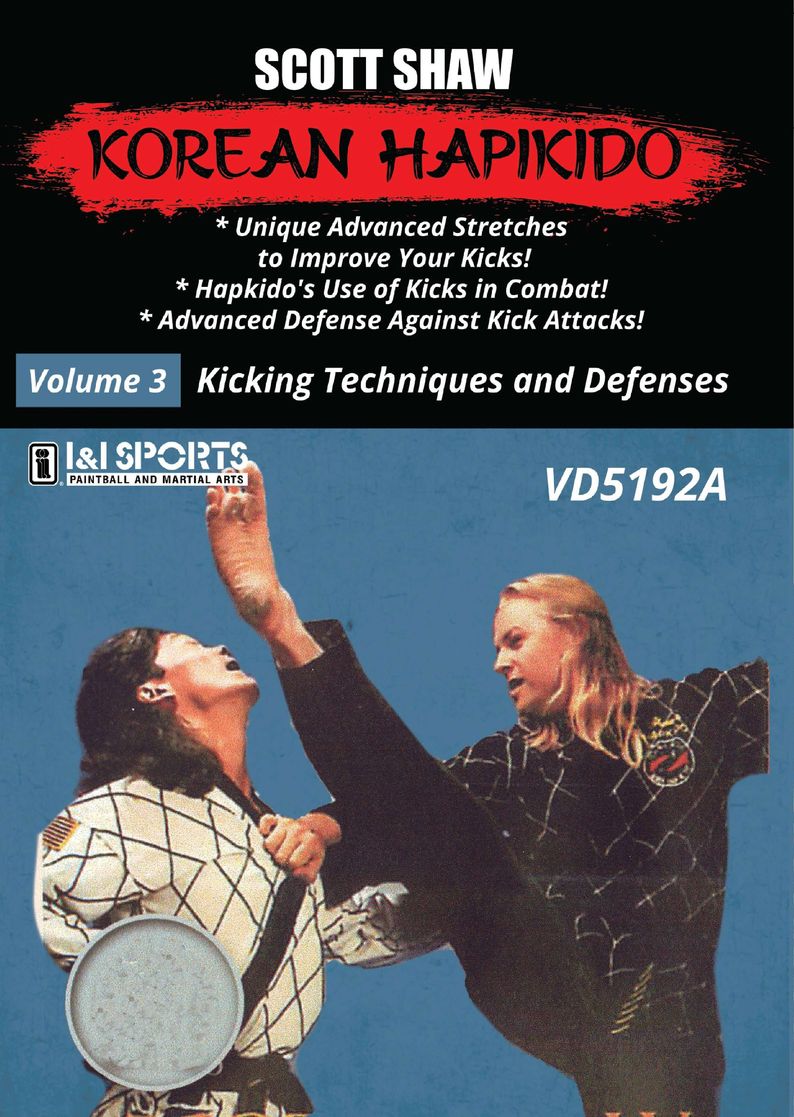Korean Karate Hapkido #3 Kicking Techniques & Defenses DVD Scott Shaw