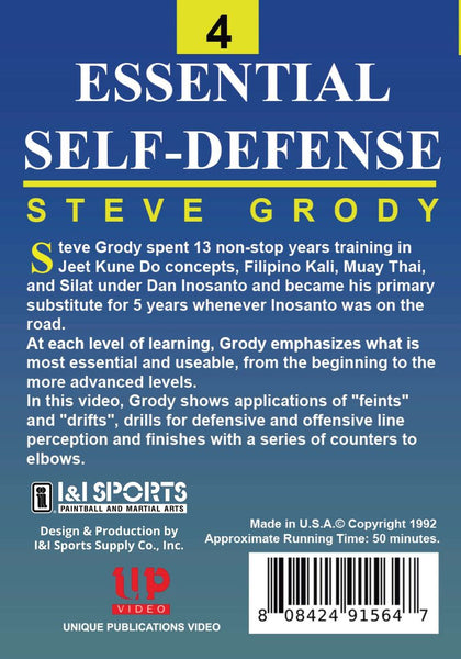 Essential Street Self-Defense #4 DVD Steve Grody jeet kune do kung fu MMA