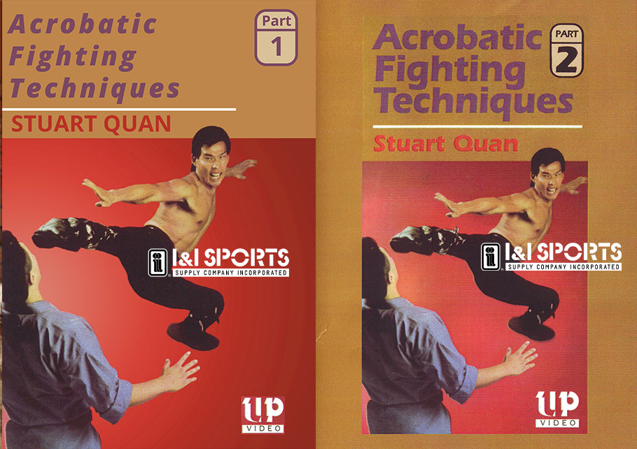 2 DVD SET Acrobatic Martial Arts Fighting Techniques - Stuart Quan