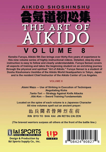 Shoshinshu Art of Aikido #8 Defensive Techniques DVD Kensho Furuya