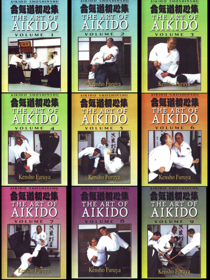 9 DVD SET Shoshinshu Art of Aikido Kensho Furuya Complete Martial Arts Course