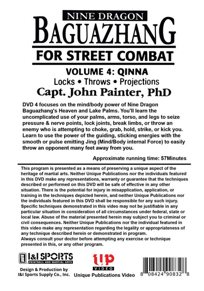 Nine Dragon Baguazhang Street Combat #4 Qinna Locks Throws DVD John Painter