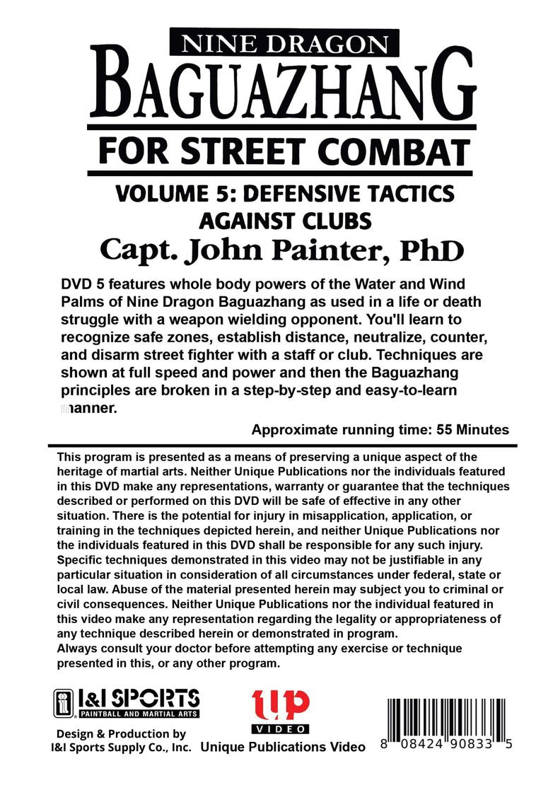 Nine Dragon Baguazhang Street Combat #5 Defensive Tactics DVD John Painter