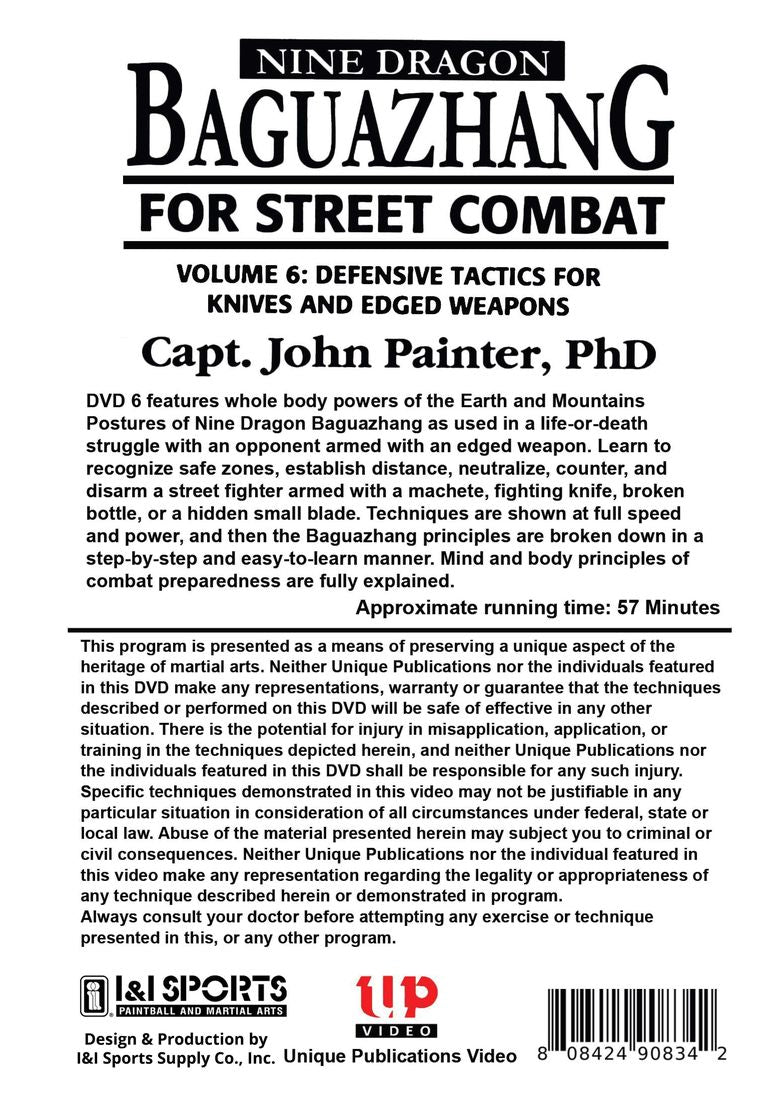 Nine Dragon Baguazhang Street Combat #6 Defensive Knives DVD John Painter