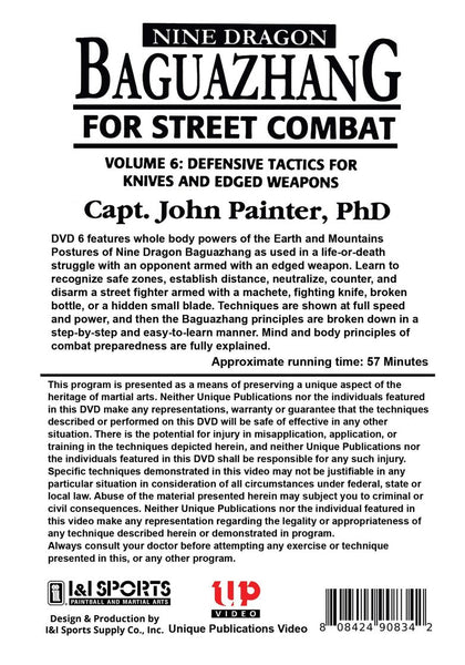 Nine Dragon Baguazhang Street Combat #6 Defensive Knives DVD John Painter