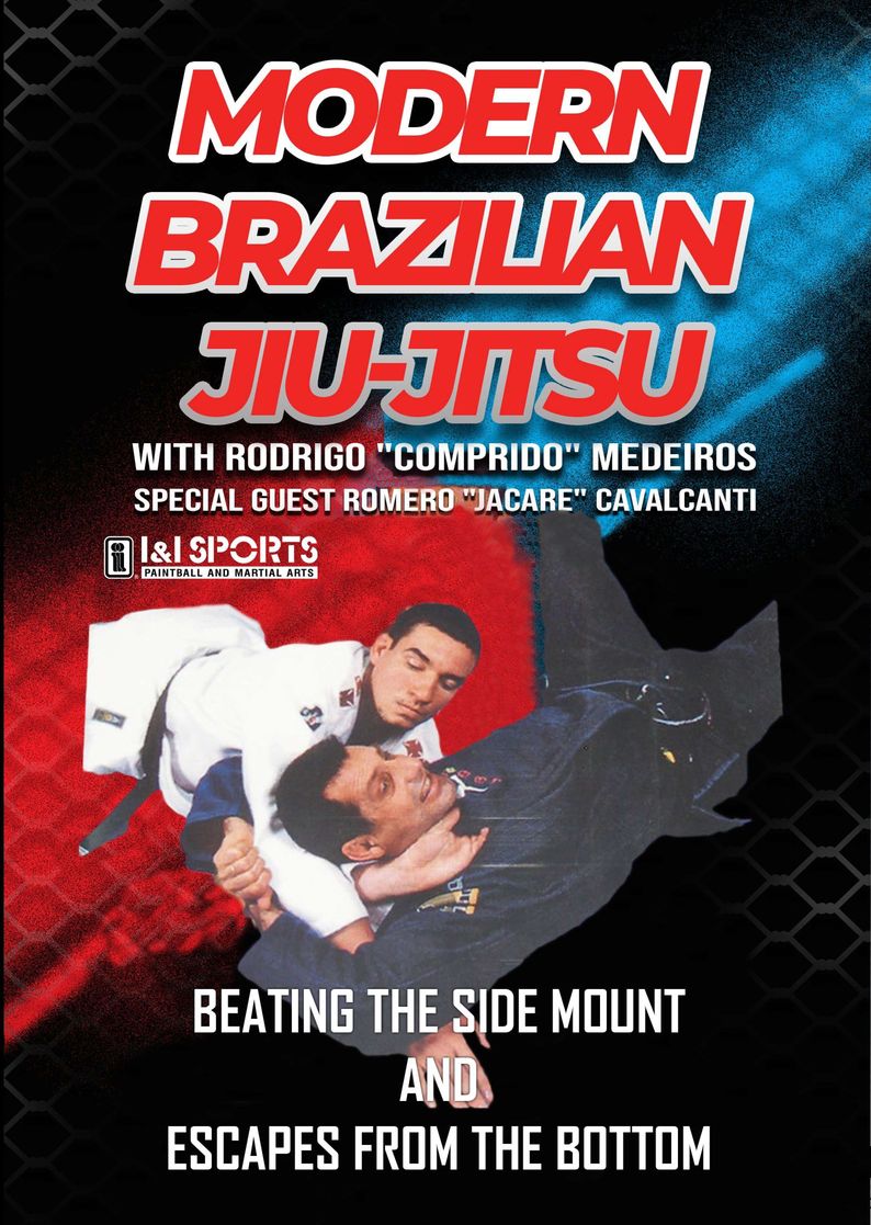 Modern Brazilian Jiu Jitsu #4 Beating Side Mounts DVD Rodrigo Comprido Medeiros