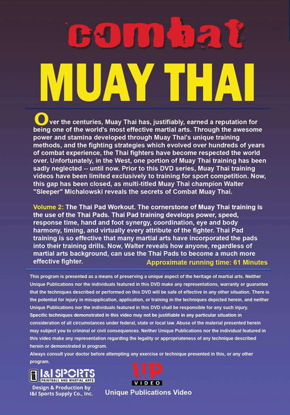 Combat Muay Thai #2 Pad Workout DVD Walter Sleeper Michalowski