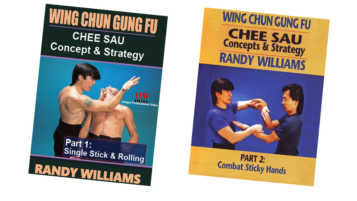 2 DVD SET Randy Williams Wing Chun Chee Sau Combat Sticky Hands Secrets