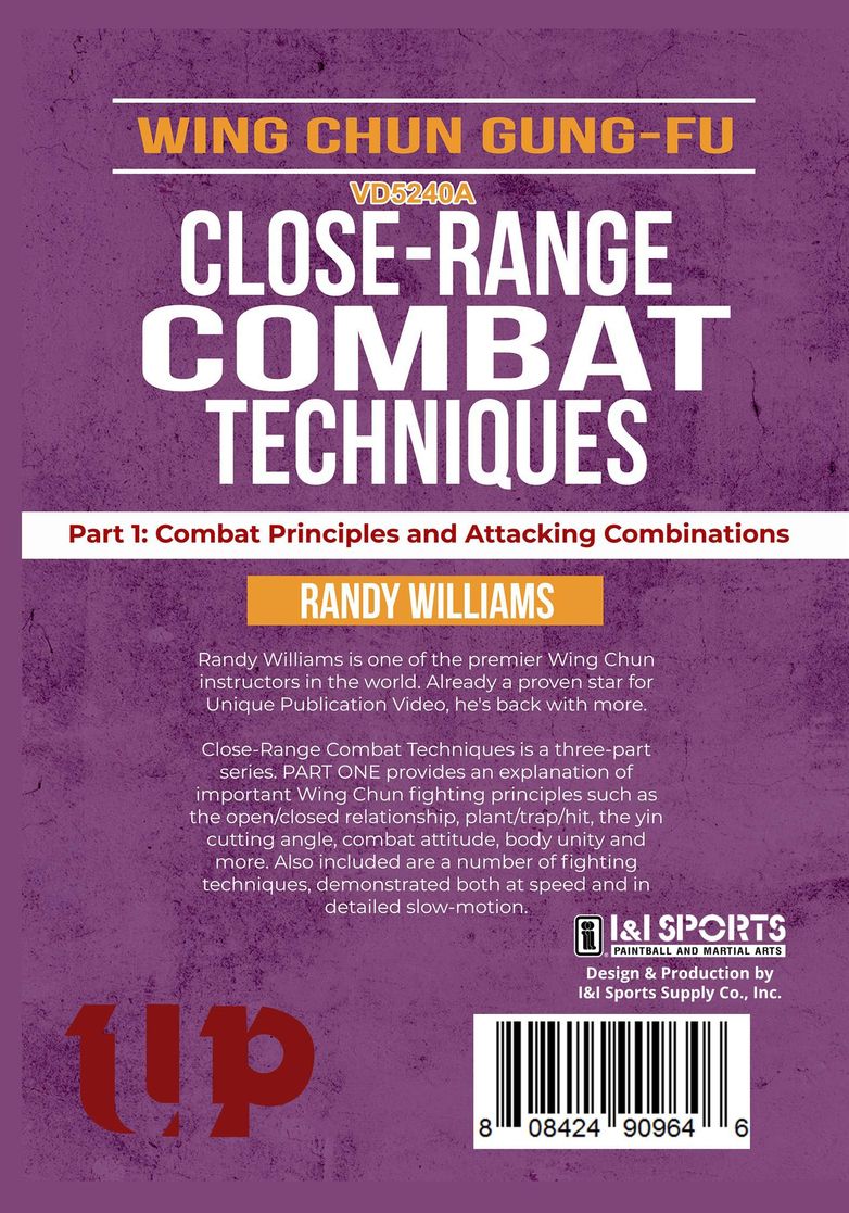Wing Chun Gung Fu Close Range Techniques #1 Combat Attacking DVD Randy Williams
