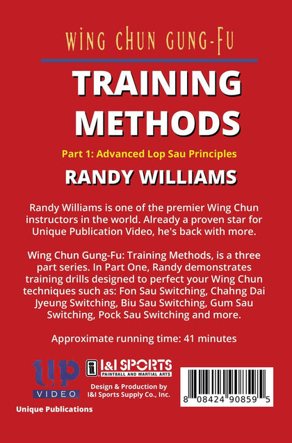 Wing Chun Gung Fu Training Methods #1 Advanced Lop Sau Principals DVD Randy Williams