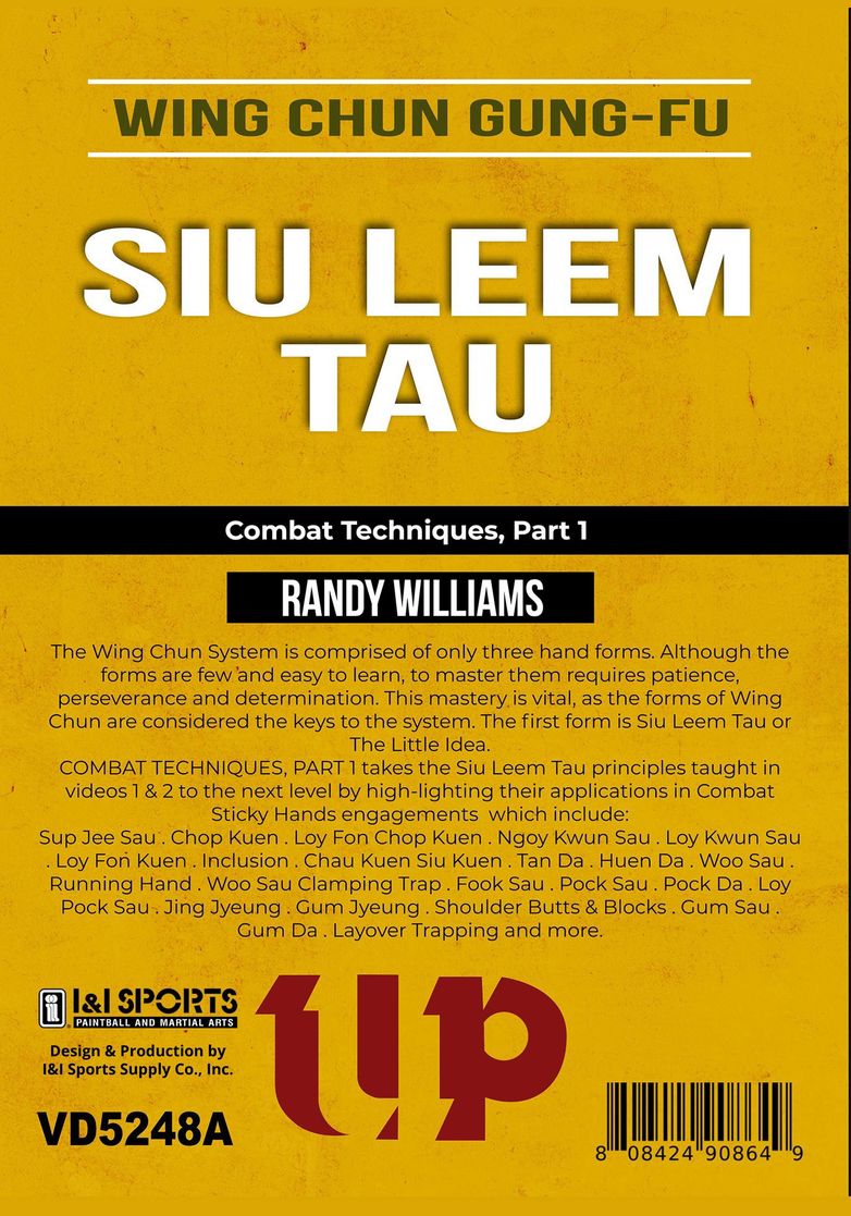 Wing Chun Gung Fu Siu Leem Techniques #1 DVD Randy Williams