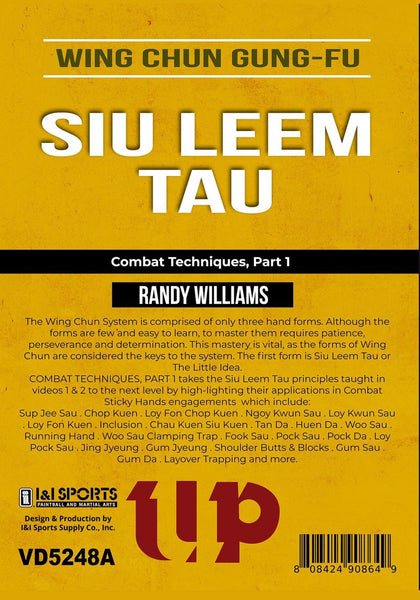 Wing Chun Gung Fu Siu Leem Combat Techniques #1 DVD Randy Williams
