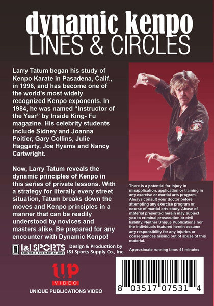 Dynamic Kenpo Karate Lines & Circles MMA DVD Larry Tatum Ed Parker