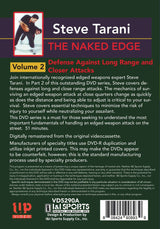 Naked Edge #2 Defense Against Long & Close Range Knife Attacks DVD Steve Tarani