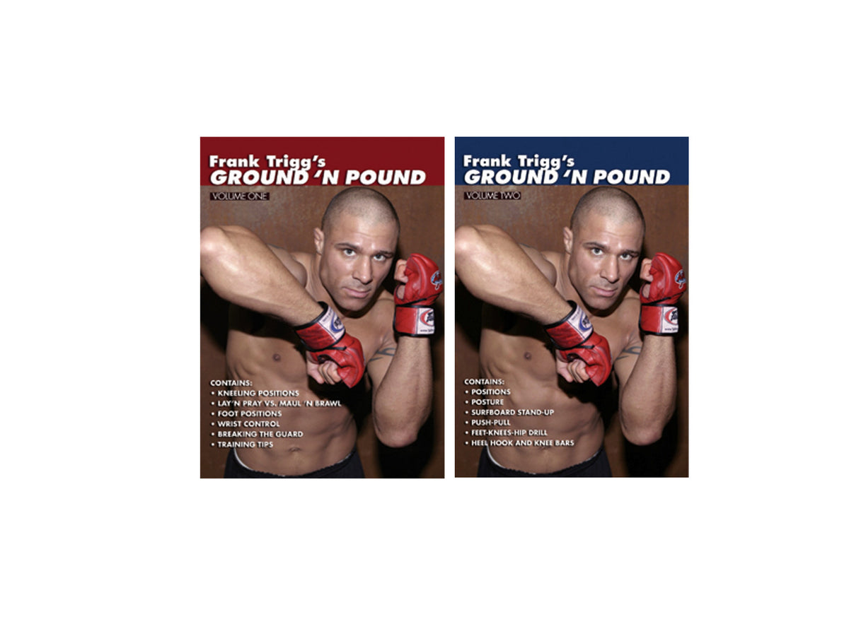2 DVD SET Frank Trigg's Ground 'N' Pound MMA Techniques & Training