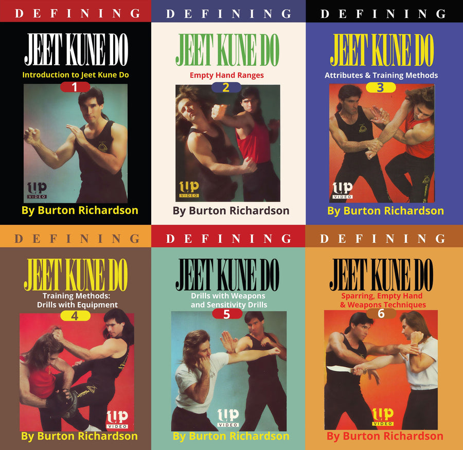 6 DVD SET Defining Bruce Lee Jeet Kune Do instructional by Burton Richardson