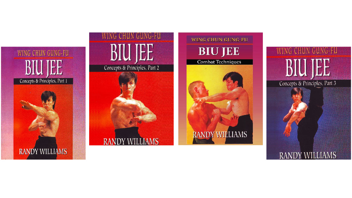4 DVD SET Wing Chun Gung Fu Biu Jee by Randy Williams
