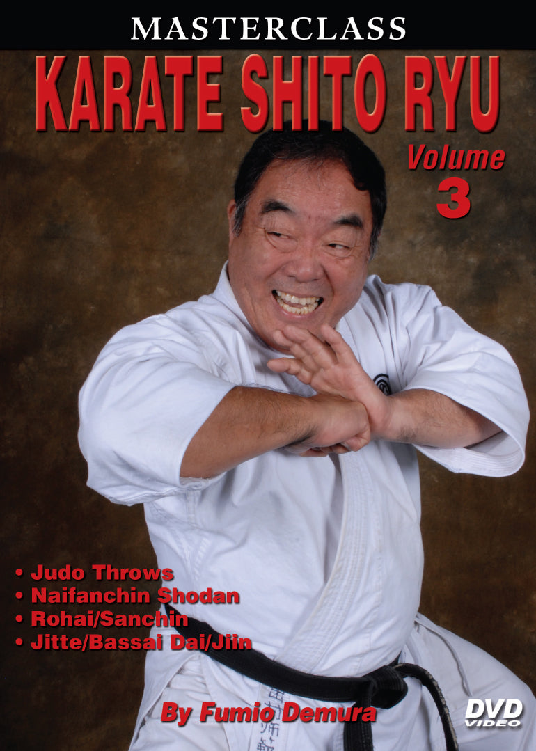 Master Class Fumio Demura Karate Shito Ryu #3 Black Belt DVD japanese shotokan