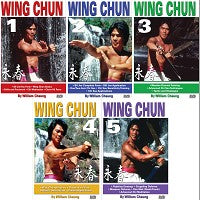 5 DVD SET Grandmaster William Cheung Wing Chun - Sil Lim, Bil Jee, Dim Mak