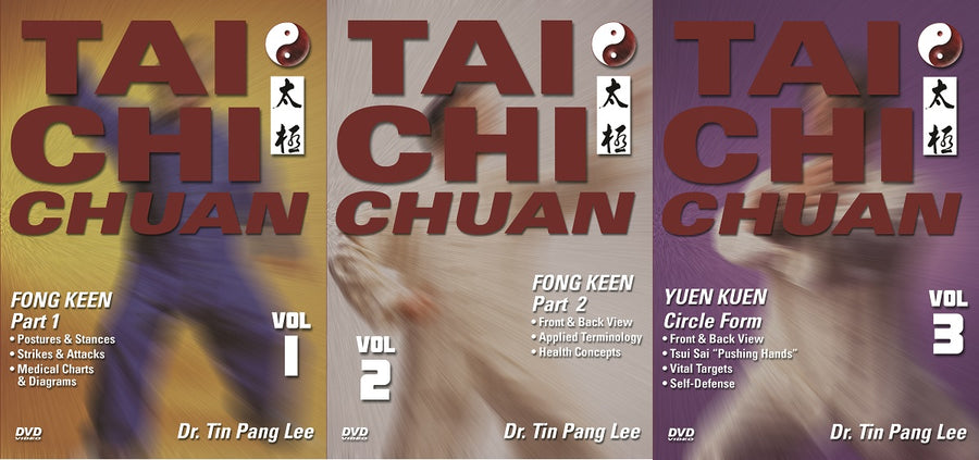 3 DVD SET Tai Chi Chuan Fong Keen & Yuen Kuen Circle Form Tin Pang Lee yin yang