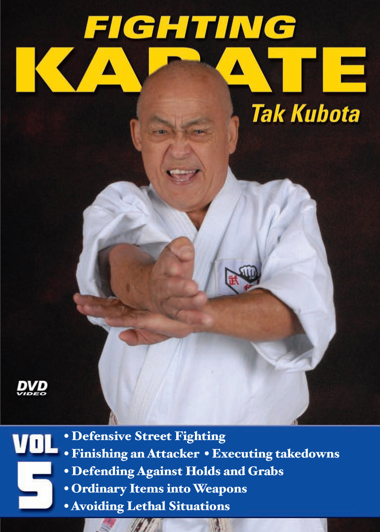 Fighting Karate #5 Defensive Street Fighting Kicking DVD Takayuki Kubota