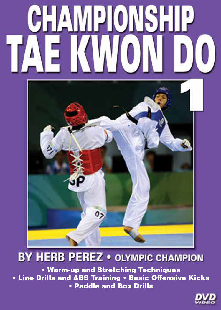 5 DVD SET Championship Tae Kwon Do Comprehensive Kicking Course - Herb Perez