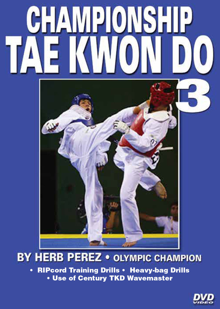 Championship Tae Kwon Do #3 Advanced Kicking DVD Olympic Champion Herb Perez