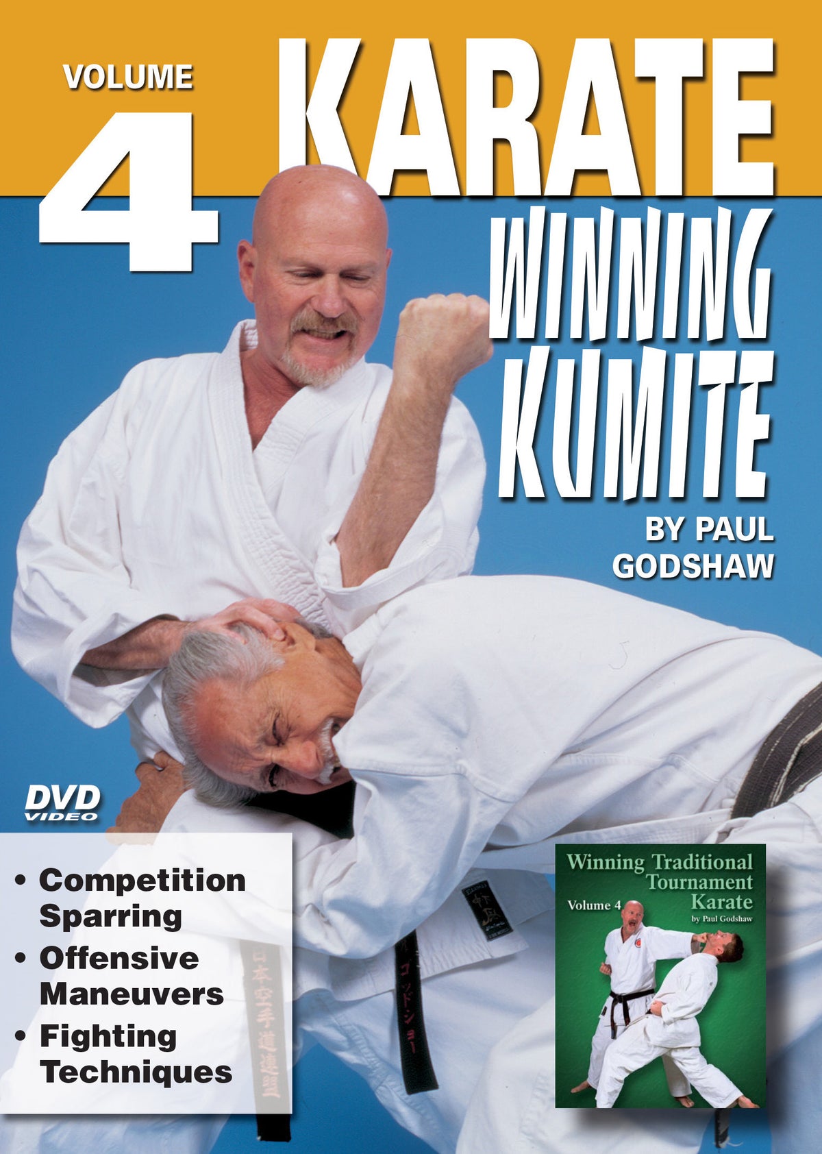Karate Winning Kumite Sparring #4 Competition, Maneuvers, Fighting DVD Paul Godshaw