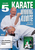5 DVD SET Karate Winning Kumite tournament fighting - Paul Godshaw JKF IMAF