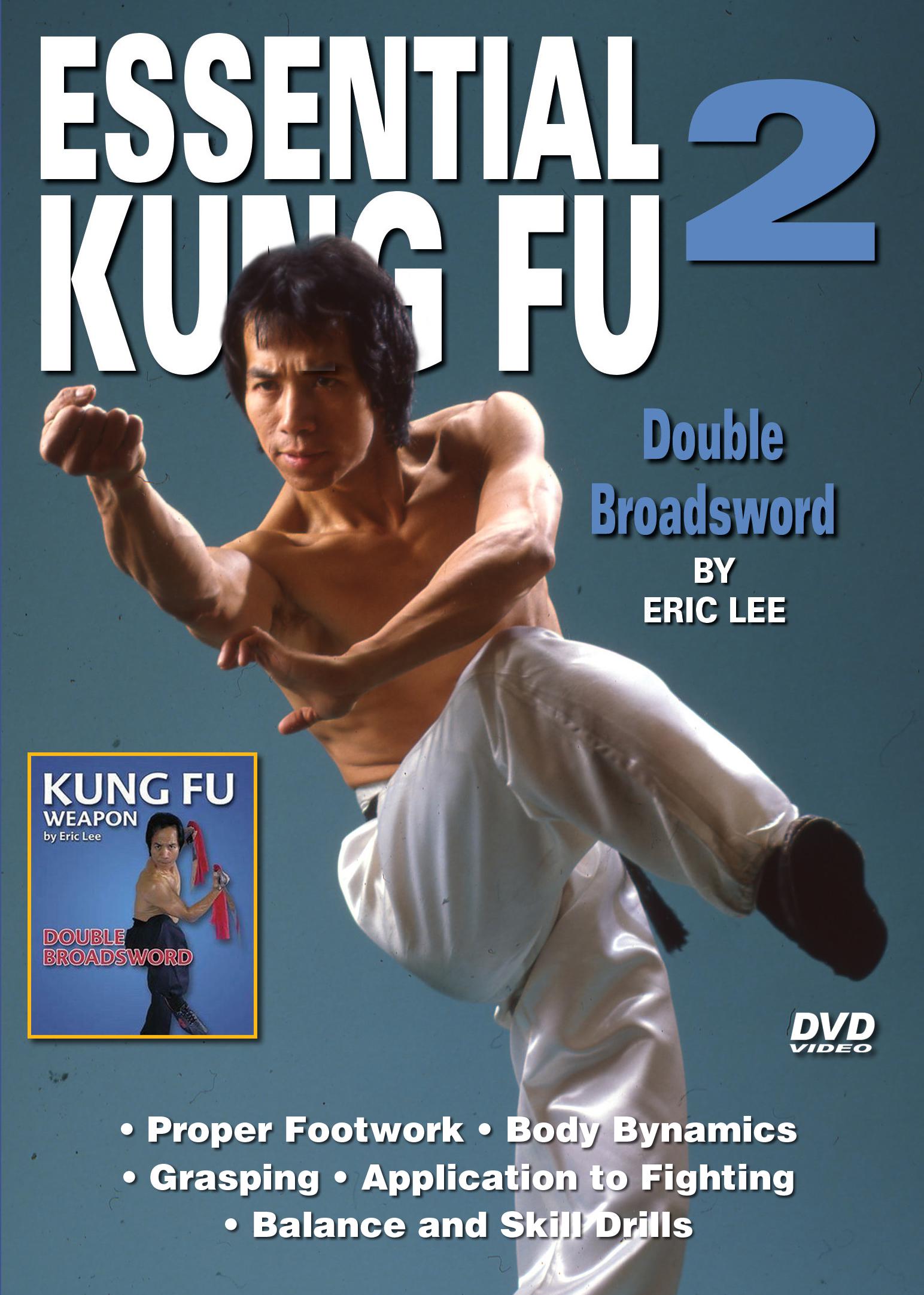 Essential Shaolin Kung Fu #2 Double Broadsword instructional DVD GM Eric Lee