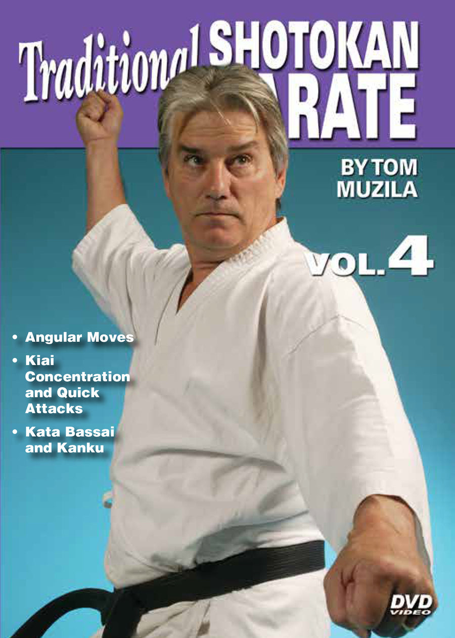 Traditional Okinawan Shotokan Karate #4 quick attacks Bassai Kanku DVD Tom Muzila