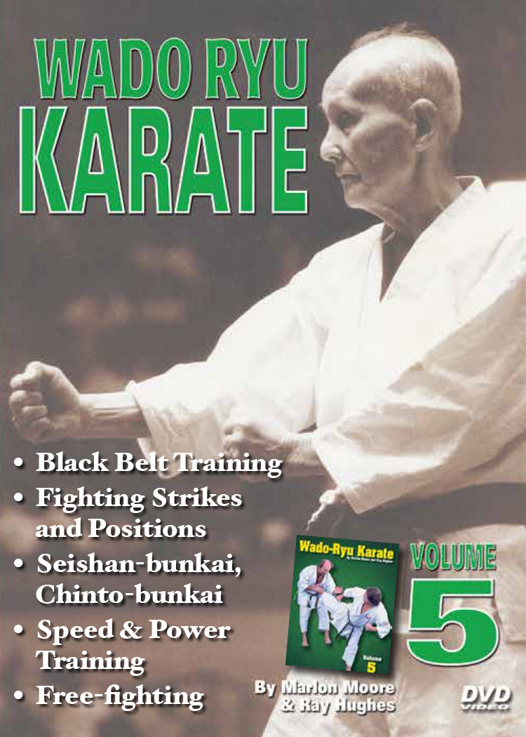 5 DVD SET Wado Ryu Karate - Moore & Hughes Otsuka katas kumite self-defense