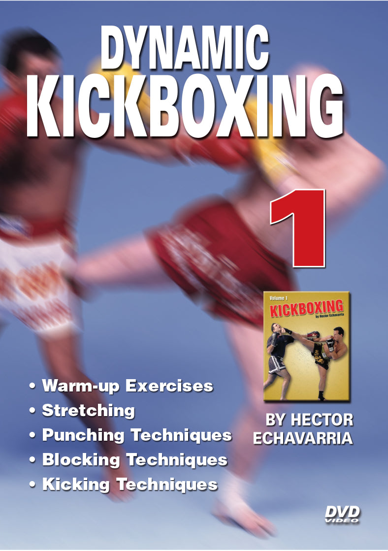 Dynamic Karate Kickboxing #1 DVD Hector Echavarria Punching Blocking Kicking