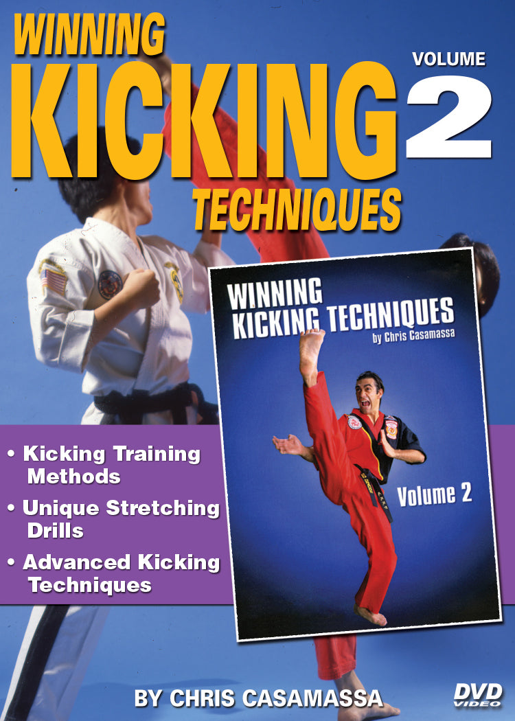 Winning Tournament Kicking Techniques #2 DVD Red Dragon Karate Chris Casamassa