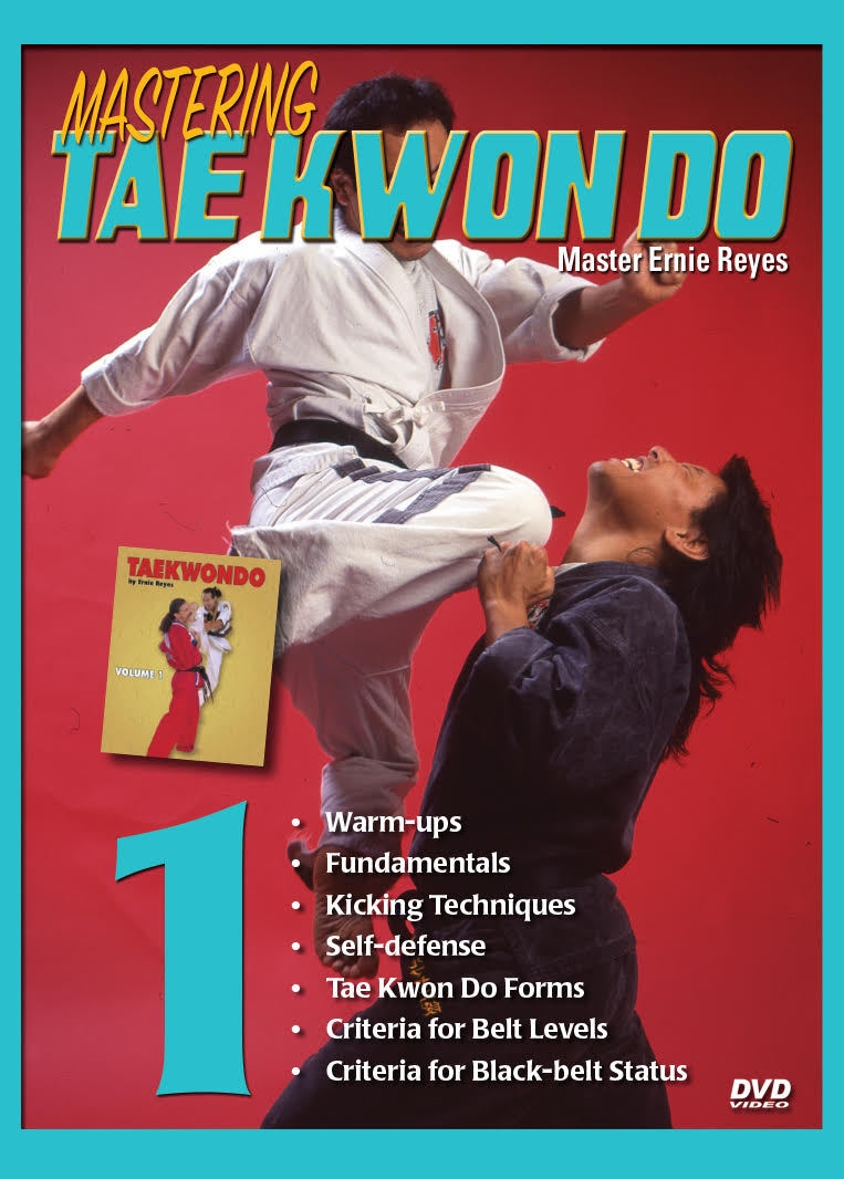 Mastering Tae Kwon Do #1 Palgae kicking shield striking pads DVD Ernie Reyes