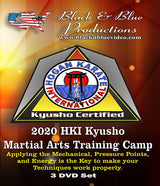 3 DVD Set 2020 HKI Kyusho Karate Martial Arts Training Camp