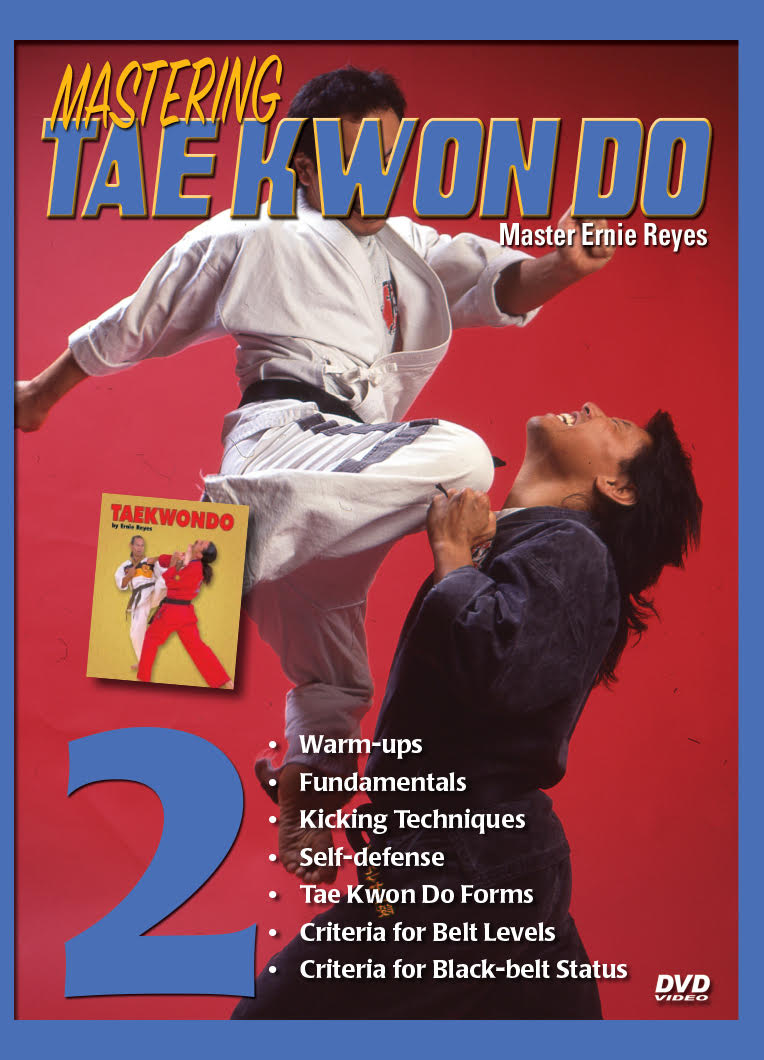 Mastering Tae Kwon Do #2 kicking blocking Palgae 2 green belt DVD Ernie Reyes