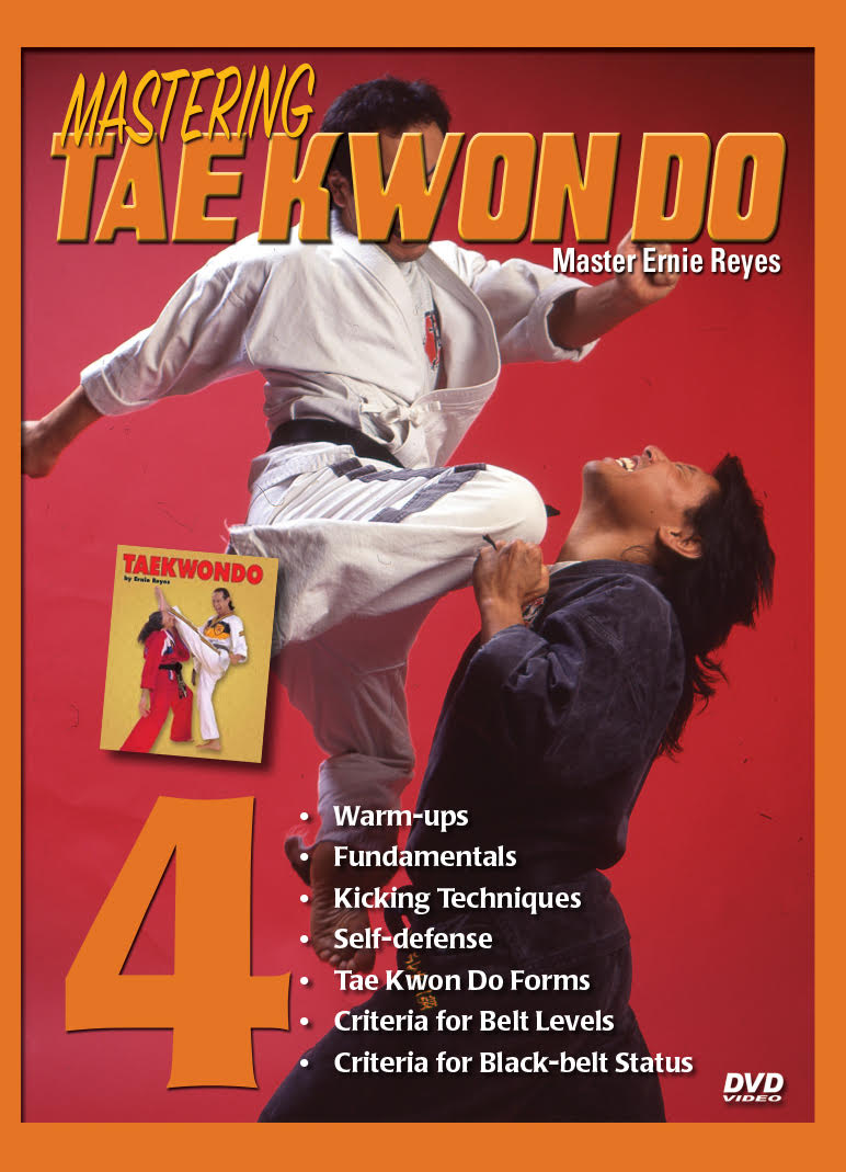 Mastering Tae Kwon Do #4 free fighting Palgae 5 brown black belt DVD E. Reyes