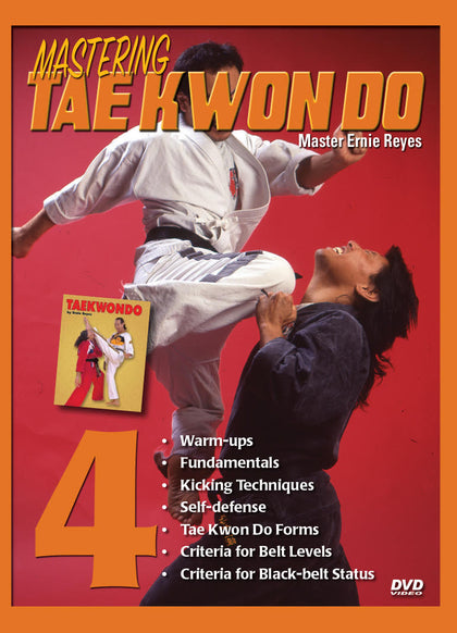 Mastering Tae Kwon Do #4 free fighting Palgae 5 brown black belt DVD E. Reyes