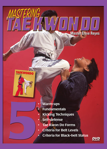 Mastering Tae Kwon Do #5 Choo Moo final Palgae black belt training DVD E. Reyes