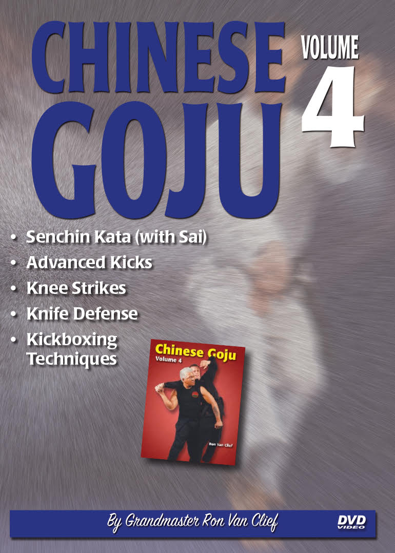 Chinese Goju Karate #4 sai, Sanchen, advanced kicks & combos DVD Ron Van Clief