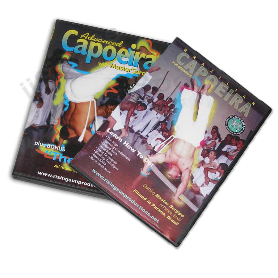 2 DVD SET Capoeria Brazilian Native Self Defense by Master Sergipe