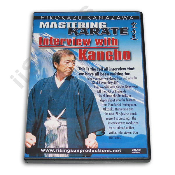 Mastering Karate #8 Interview DVD Hirokazu Kanazawa