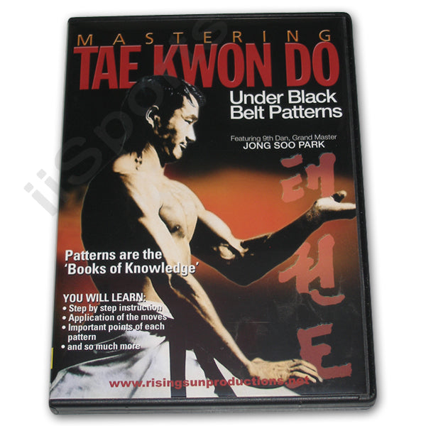 Mastering Tae Kwon Do UNDER Black Belt Patterns DVD Park