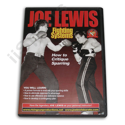 Joe Lewis Fighting How to Critique Sparring DVD