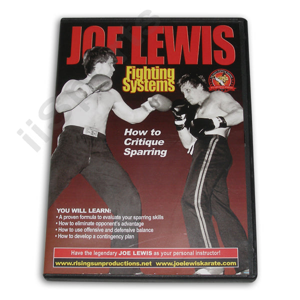 Joe Lewis Fighting How to Critique Sparring DVD