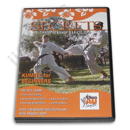 Secrets Championship Karate Kumite Beginners DVD Elisa Au