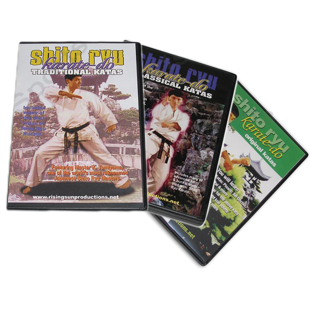 3 DVD Set  Shito Ryu Karate - Master Kenji Tomiyama