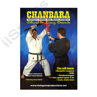 Japanese Chanbara Samurai Sport Short & Long Sword DVD Dana Abbott